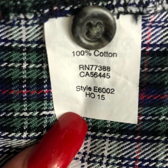 Madewell Flannel Shirt Large Button Down - Picture 5 of 8
